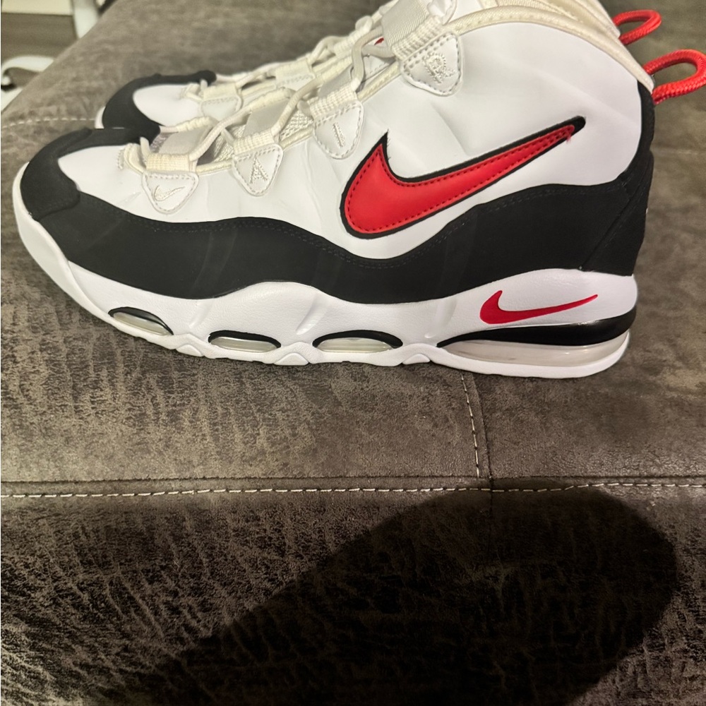 Nike Red and Black High-Top Sneakers
